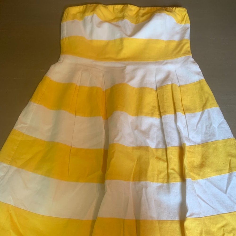 Yellow and White Sundress